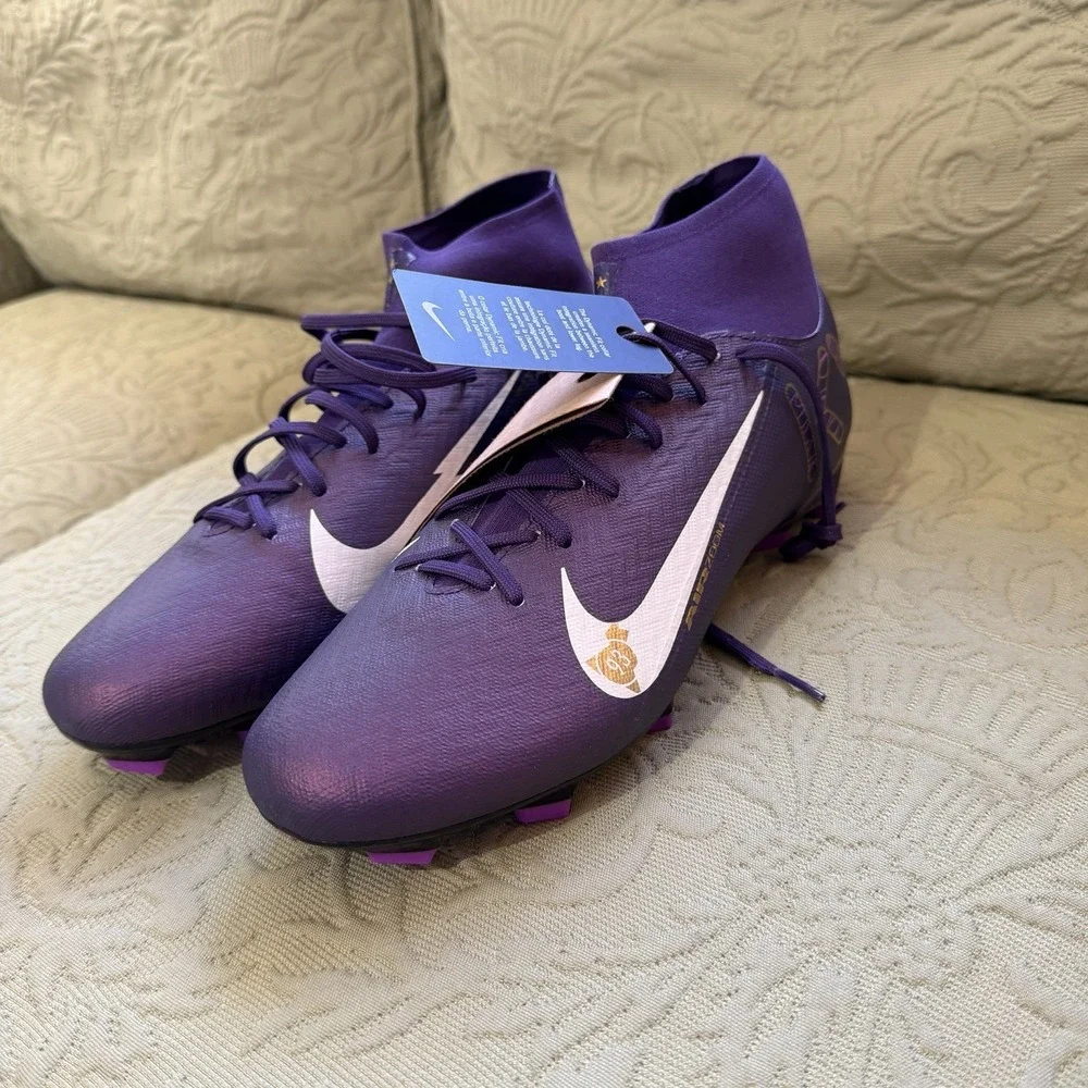 Nike Zoom Superfly 10 Academy FG/MG Mbappé HJ7309-500 Men Soccer Cleat Size 10.5